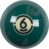 Aramith Tournament Replacement Ball – #6 | Golden Break Billiards